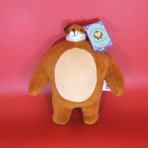 Tiny Headed Kingdom Bear Pip Keychain Clip Plush Doll Clip Go! Games